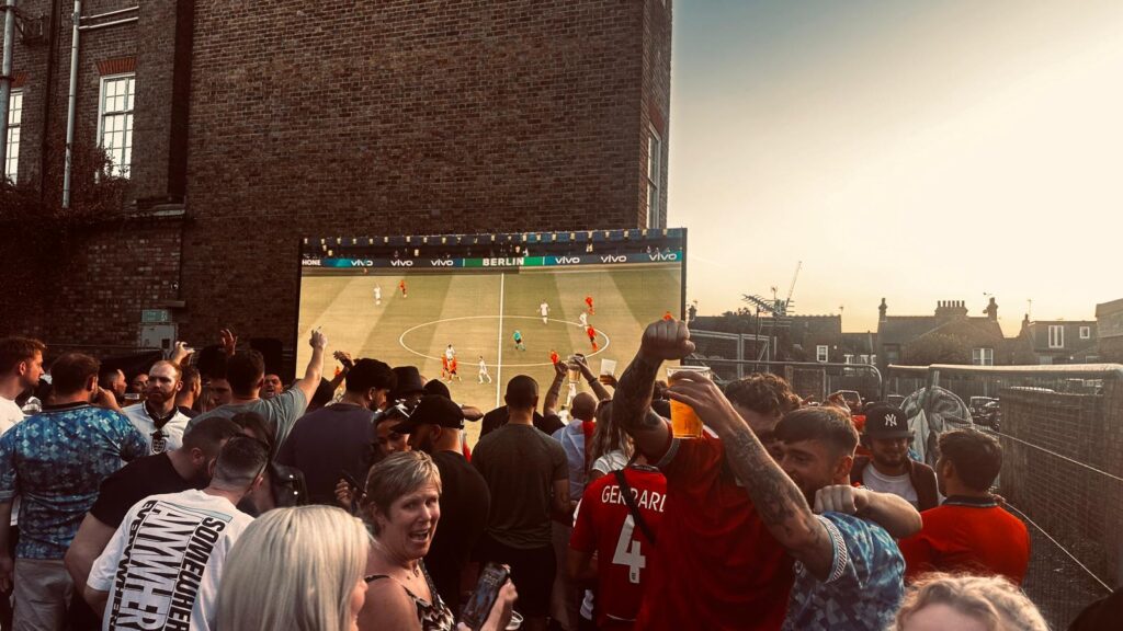 contact us for outdoor video wall hire